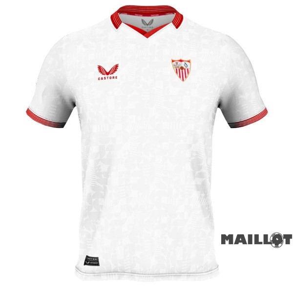 Foot Maillot Pas Cher Thailande Domicile Maillot Sevilla 2023 2024 Blanc