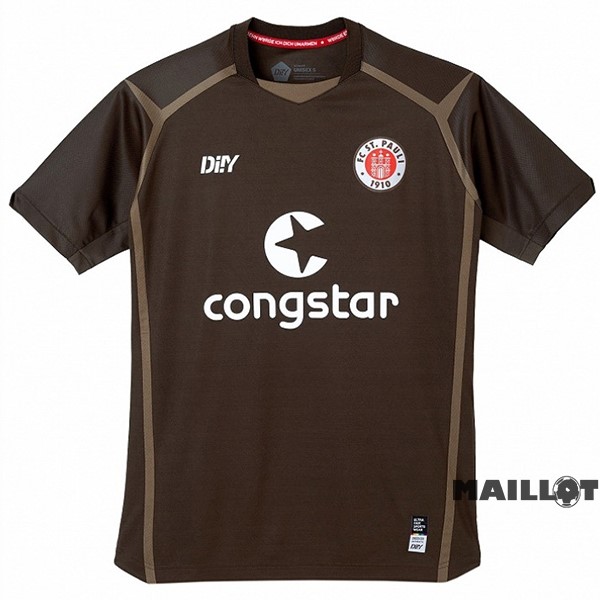 Foot Maillot Pas Cher Thailande Domicile Maillot St Pauli 2022 2023 Marron