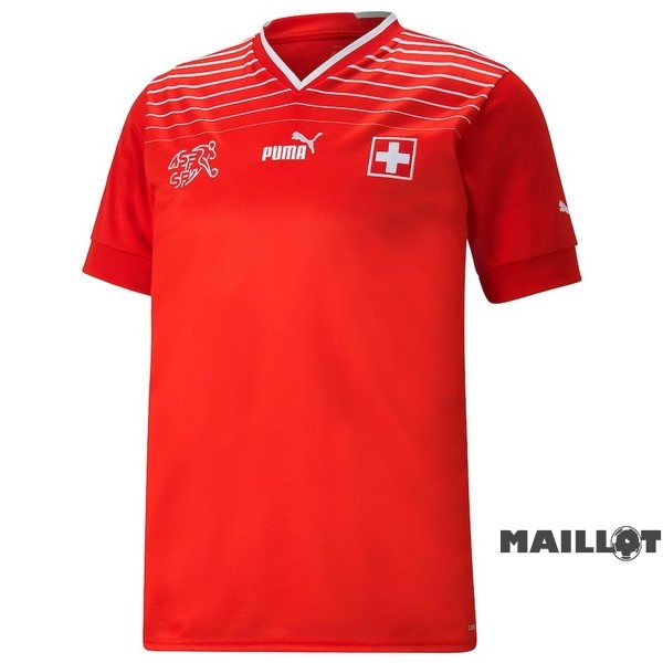 Foot Maillot Pas Cher Thailande Domicile Maillot Suisse 2022 Rouge