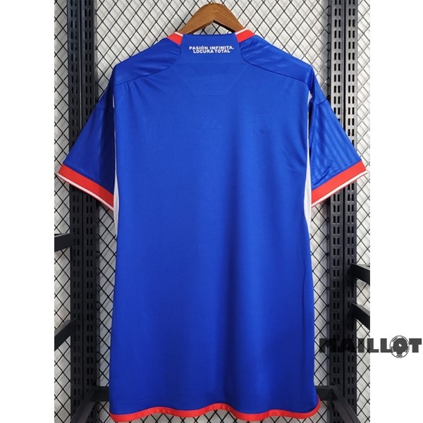 Foot Maillot Pas Cher Thailande Domicile Maillot Universidad De Chili 2023 2024 Bleu