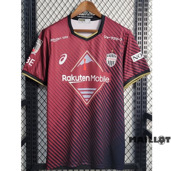 Foot Maillot Pas Cher Thailande Domicile Maillot Vissel Kobe 2023 2024 Rouge