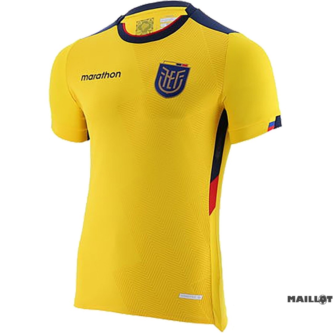 Foot Maillot Pas Cher Thailande Domicile Maillot Équateur 2022 Jaune