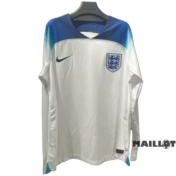 Foot Maillot Pas Cher Thailande Domicile Manches Longues Angleterre 2022 Blanc