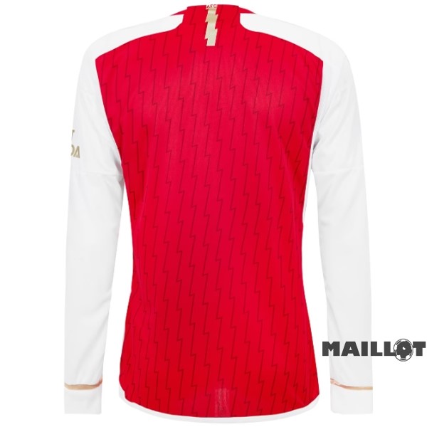 Foot Maillot Pas Cher Thailande Domicile Manches Longues Arsenal 2023 2024 Rouge