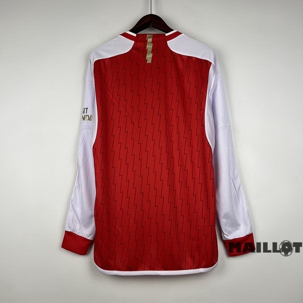 Foot Maillot Pas Cher Thailande Domicile Manches Longues Arsenal 2023 2024 Rouge