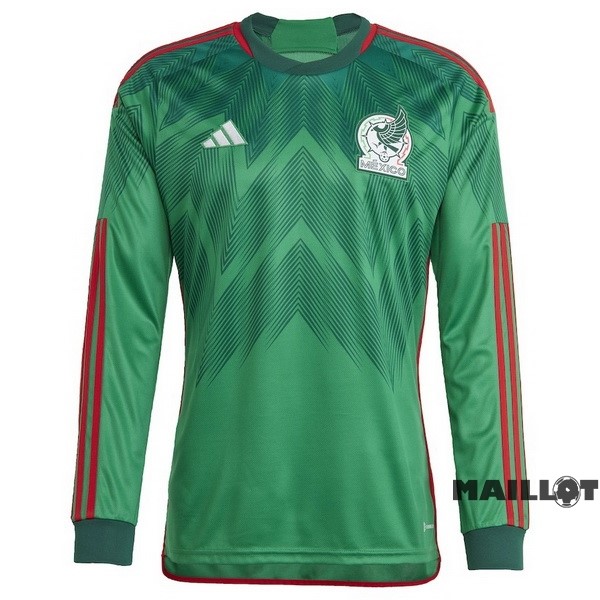 Foot Maillot Pas Cher Thailande Domicile Manches Longues Mexico 2022 Vert