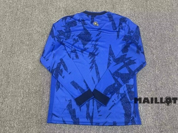 Foot Maillot Pas Cher Thailande Domicile Manches Longues Salvador 2023 Bleu
