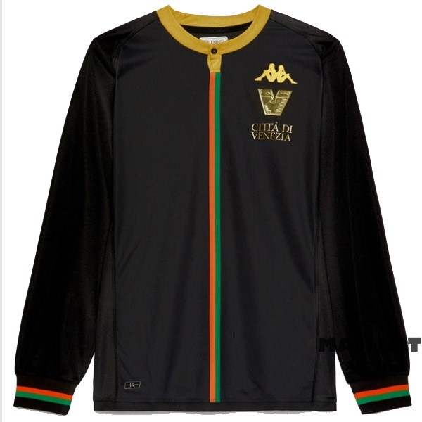 Foot Maillot Pas Cher Thailande Domicile Manches Longues Venezia 2023 2024 Noir
