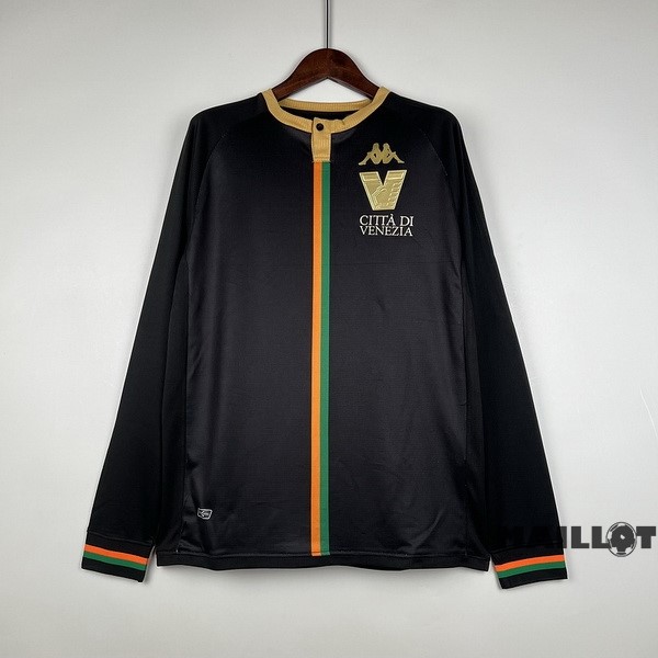 Foot Maillot Pas Cher Thailande Domicile Manches Longues Venezia 2023 2024 Noir