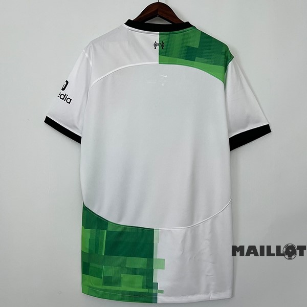 Foot Maillot Pas Cher Thailande Exterieur Concept Maillot Liverpool 2023 2024 Vert I Blanc