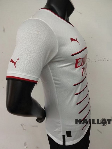 Foot Maillot Pas Cher Thailande Exterieur Joueurs Maillot AC Milan 2022 2023 Blanc