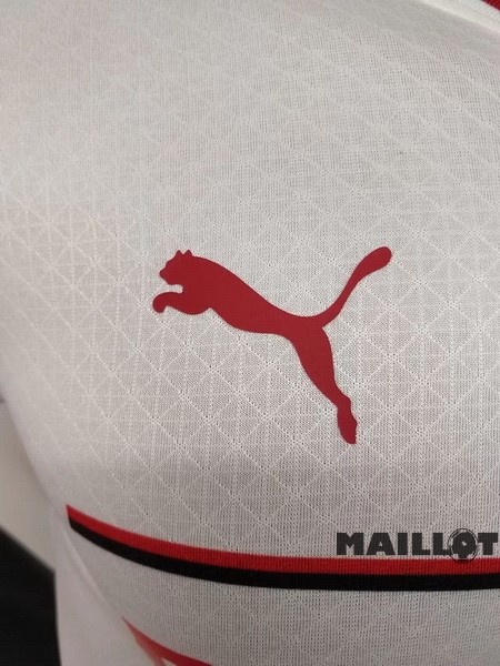 Foot Maillot Pas Cher Thailande Exterieur Joueurs Maillot AC Milan 2022 2023 Blanc