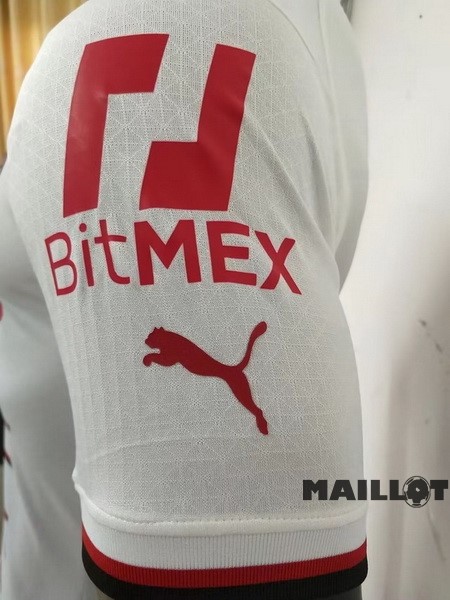 Foot Maillot Pas Cher Thailande Exterieur Joueurs Maillot AC Milan 2022 2023 Blanc