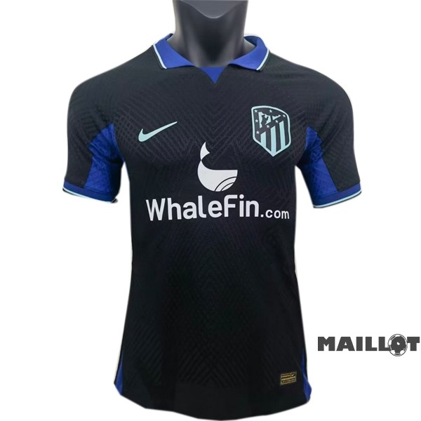 Foot Maillot Pas Cher Thailande Exterieur Joueurs Maillot Atlético Madrid 2022 2023 Noir