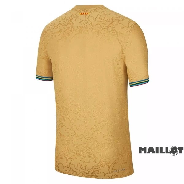 Foot Maillot Pas Cher Thailande Exterieur Joueurs Maillot Barcelona 2022 2023 Jaune