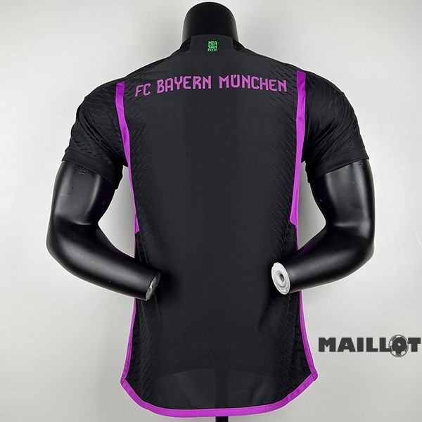 Foot Maillot Pas Cher Thailande Exterieur Joueurs Maillot Bayern Múnich 2023 2024 Noir