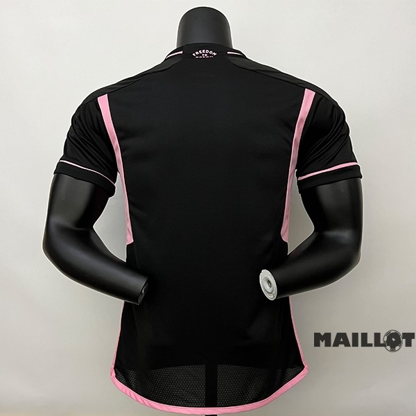 Foot Maillot Pas Cher Thailande Exterieur Joueurs Maillot Inter Miami 2023 2024 Noir