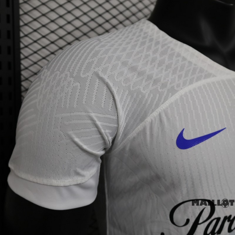 Foot Maillot Pas Cher Thailande Exterieur Joueurs Maillot Inter Milán 2023 2024 Blanc