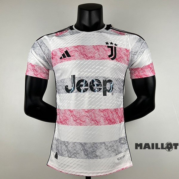 Foot Maillot Pas Cher Thailande Exterieur Joueurs Maillot Juventus 2023 2024 Blanc
