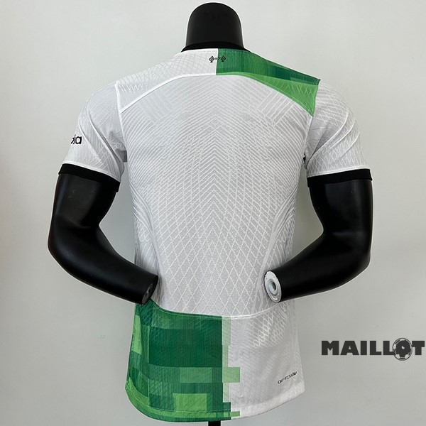 Foot Maillot Pas Cher Thailande Exterieur Joueurs Maillot Liverpool 2023 2024 Vert Blanc