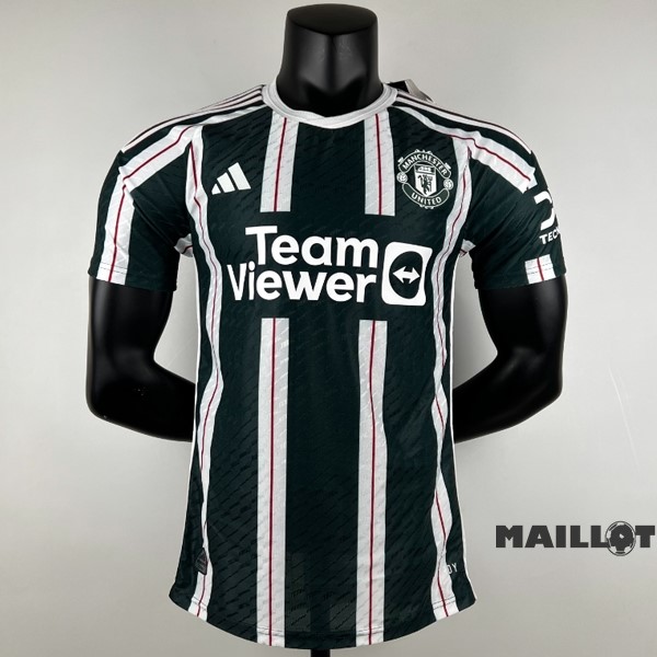 Foot Maillot Pas Cher Thailande Exterieur Joueurs Maillot Manchester United 2023 2024 Vert