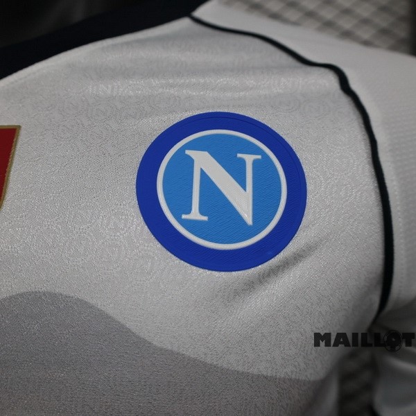 Foot Maillot Pas Cher Thailande Exterieur Joueurs Maillot Napoli 2023 2024 Blanc