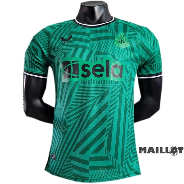 Foot Maillot Pas Cher Thailande Exterieur Joueurs Maillot Newcastle United 2023 2024 Vert