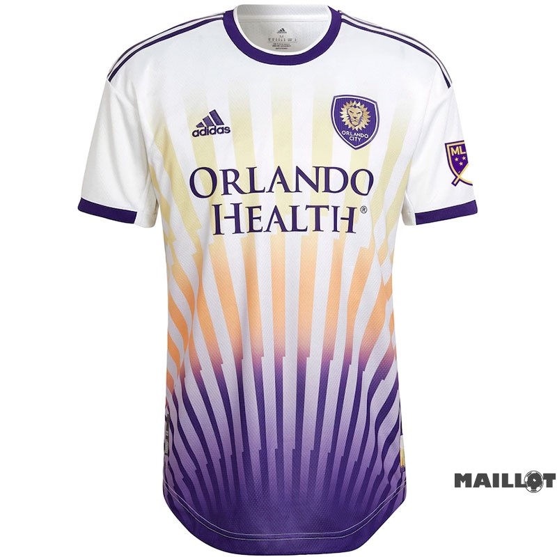 Foot Maillot Pas Cher Thailande Exterieur Joueurs Maillot Orlando City 2022 2023 Blanc