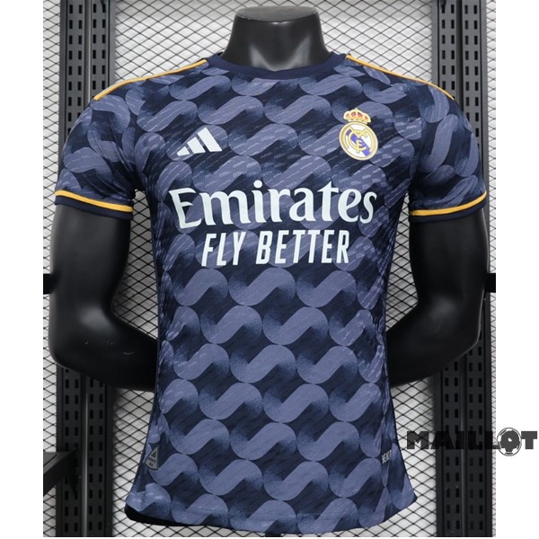 Foot Maillot Pas Cher Thailande Exterieur Joueurs Maillot Real Madrid 2023 2024 Gris