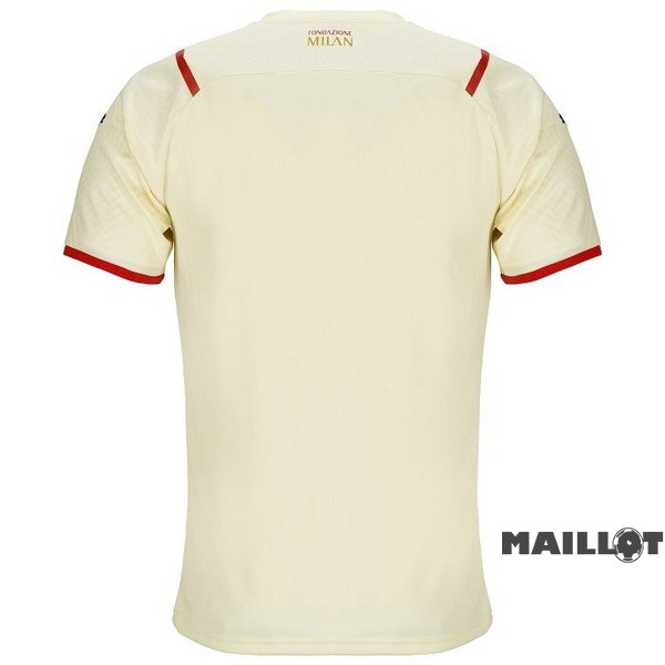 Foot Maillot Pas Cher Thailande Exterieur Maillot AC Milan 2021 2022 Jaune