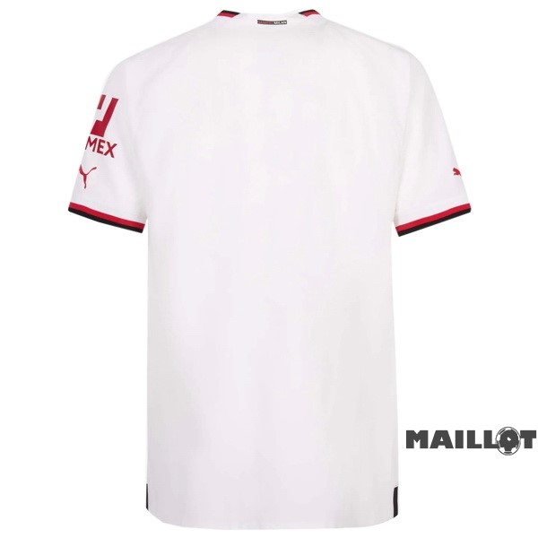 Foot Maillot Pas Cher Thailande Exterieur Maillot AC Milan 2022 2023 Blanc