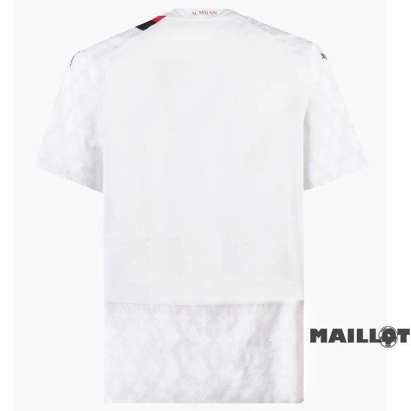 Foot Maillot Pas Cher Thailande Exterieur Maillot AC Milan 2023 2024 Blanc