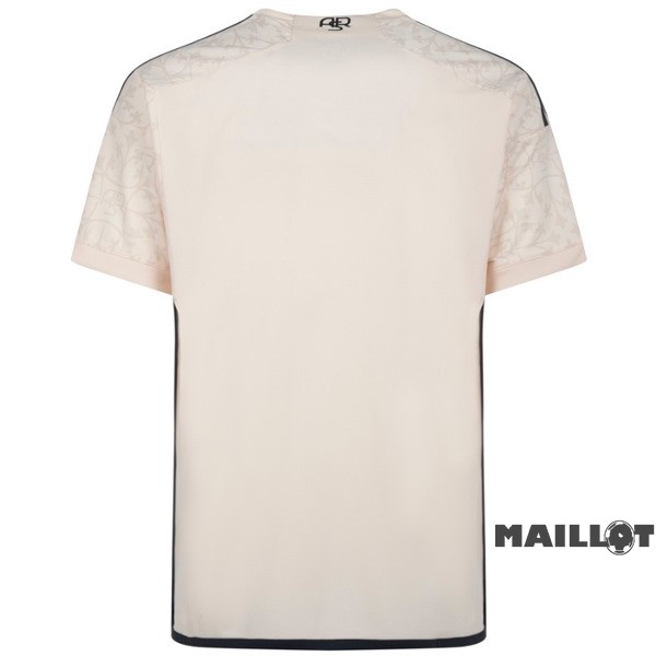 Foot Maillot Pas Cher Thailande Exterieur Maillot As Roma 2023 2024 Blanc Rose