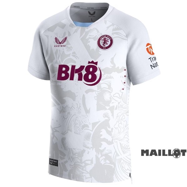 Foot Maillot Pas Cher Thailande Exterieur Maillot Aston Villa 2023 2024 Blanc