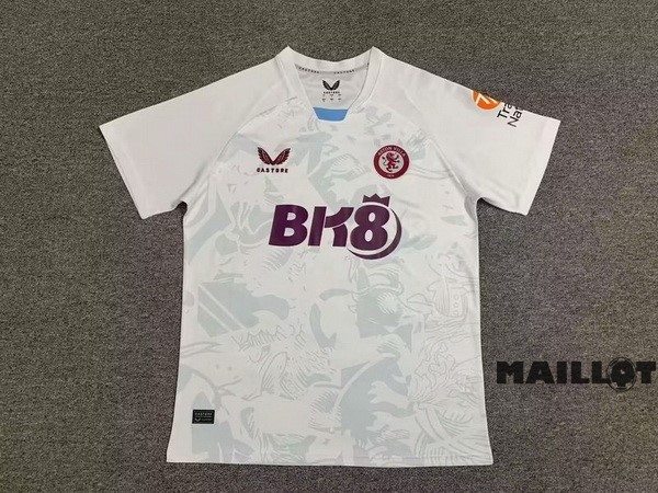 Foot Maillot Pas Cher Thailande Exterieur Maillot Aston Villa 2023 2024 Blanc