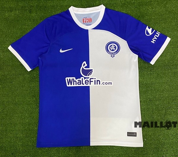 Foot Maillot Pas Cher Thailande Exterieur Maillot Atlético Madrid 2023 2024 Bleu I Blanc