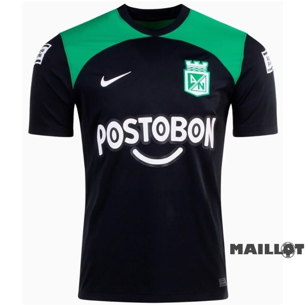 Foot Maillot Pas Cher Thailande Exterieur Maillot Atlético Nacional 2023 2024 Noir Vert