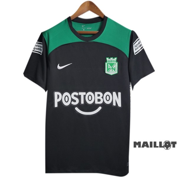 Foot Maillot Pas Cher Thailande Exterieur Maillot Atlético Nacional 2023 2024 Noir Vert