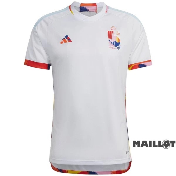 Foot Maillot Pas Cher Thailande Exterieur Maillot Belgique 2022 Blanc