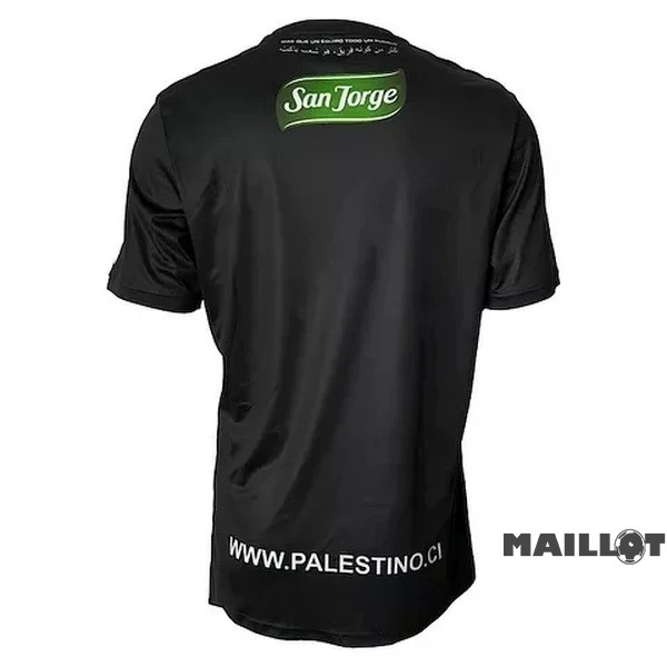 Foot Maillot Pas Cher Thailande Exterieur Maillot CD Palestino 2022 2023 Noir