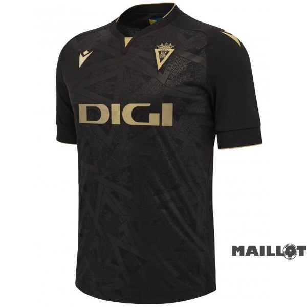 Foot Maillot Pas Cher Thailande Exterieur Maillot Cádiz 2023 2024 Noir