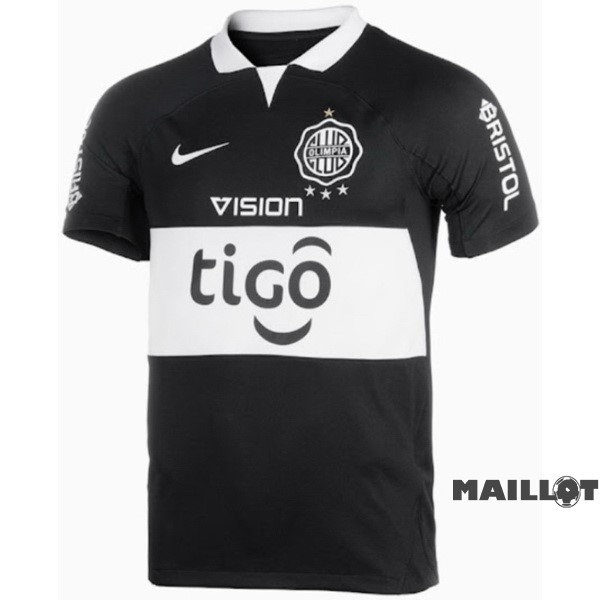Foot Maillot Pas Cher Thailande Exterieur Maillot Club Olimpia 2023 2024 Noir