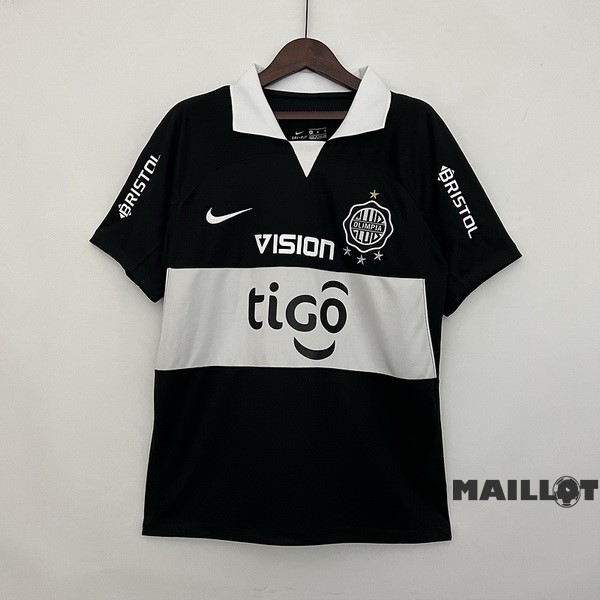 Foot Maillot Pas Cher Thailande Exterieur Maillot Club Olimpia 2023 2024 Noir