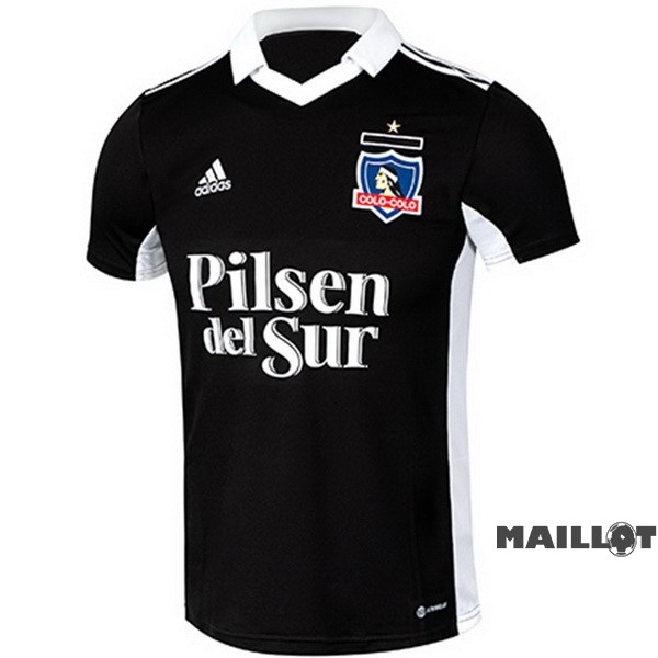 Foot Maillot Pas Cher Thailande Exterieur Maillot Colo Colo 2022 2023 Noir
