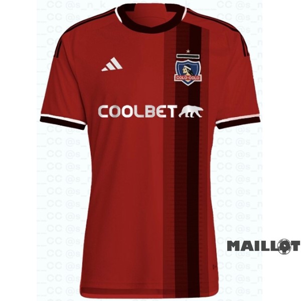 Foot Maillot Pas Cher Thailande Exterieur Maillot Colo Colo 2023 2024 Rouge