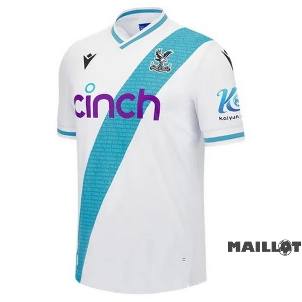 Foot Maillot Pas Cher Thailande Exterieur Maillot Crystal Palace 2023 2024 Blanc