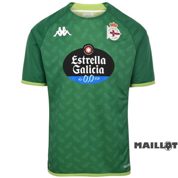 Foot Maillot Pas Cher Thailande Exterieur Maillot Deportivo de La Coruna 2022 2023 Vert