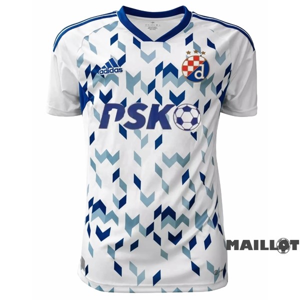 Foot Maillot Pas Cher Thailande Exterieur Maillot Dinamo Zagreb 2022 2023 Blanc