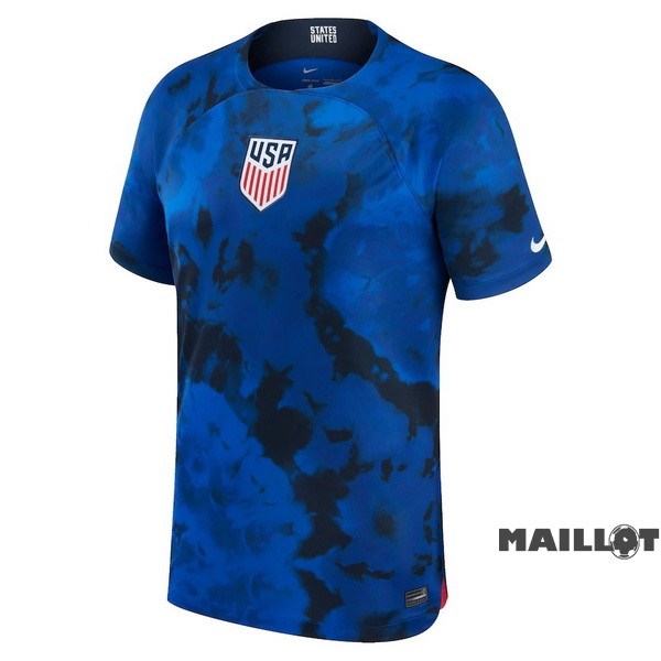 Foot Maillot Pas Cher Thailande Exterieur Maillot Estados Unidos 2022 Bleu