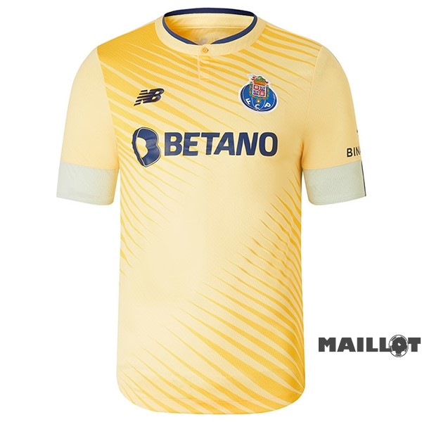 Foot Maillot Pas Cher Thailande Exterieur Maillot FC Oporto 2022 2023 Jaune